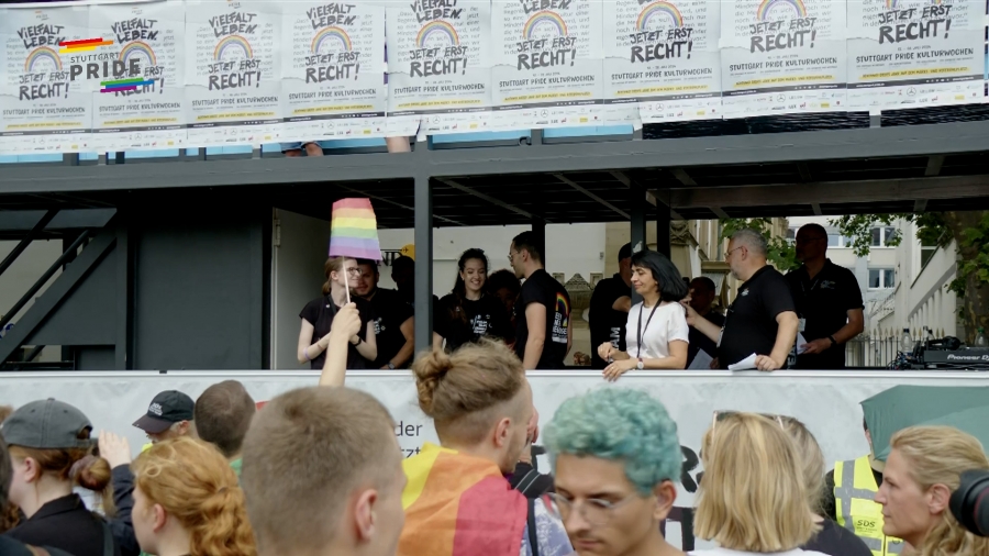 Stuttgart PRIDE 2024: Politische Abschlusskundgebung 2024